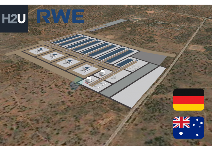 Future hydrogen site of H2U in South Australia could deliver green hydrogen to Germany