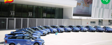 madrid hydrogen fuel cell taxis