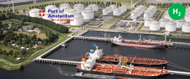port amsterdam hydrogen import