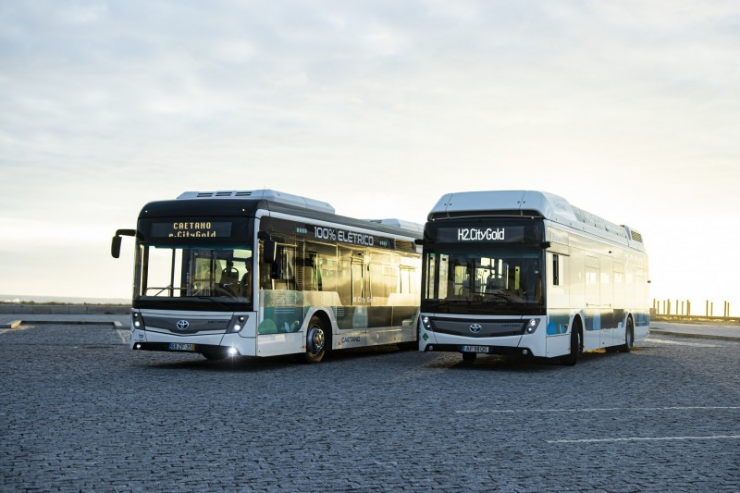 toyota caetanobus hydrogen buses