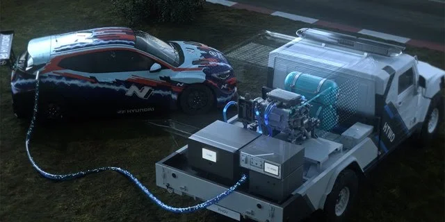 Hyundai emergency truck hydrogen fuel cell