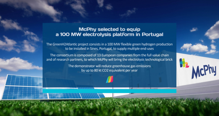 greenh2atlantic project mcphy electrolysis