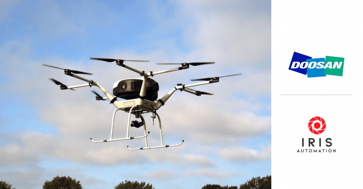 iris automation doosan mobility fuel cell drones