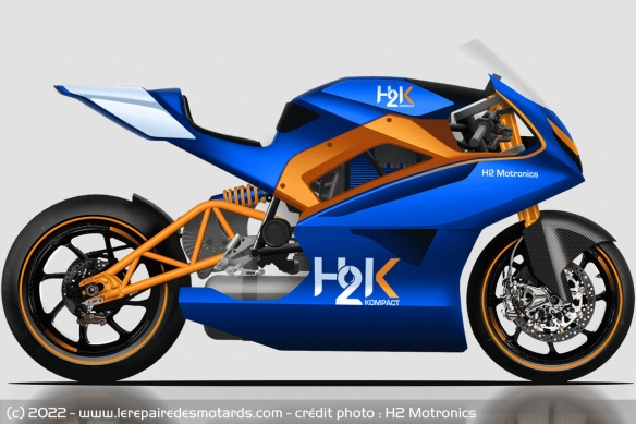 h2k motronics hydrogen motorcycle