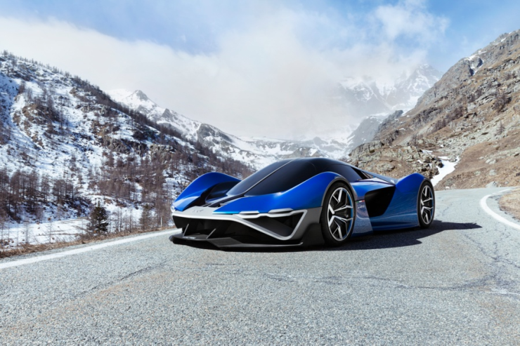 hydrogen supercar alpine concept