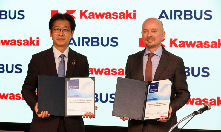 hydrogen japan airbus Kawasaki Heavy Industries