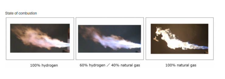 nippon electric gas hydrogen burner