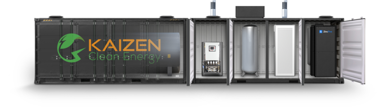 kaizen clean energy zincfive hydrogen