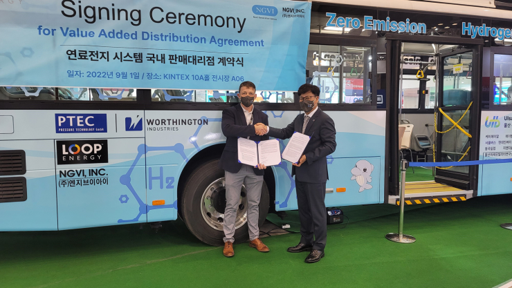 loop energy hydrogen-electric bus