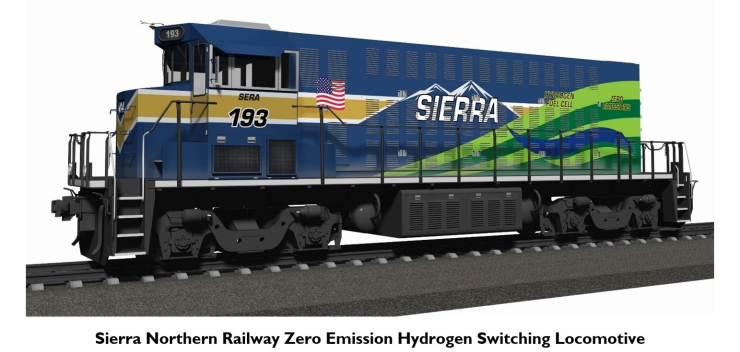 sierra northern railway hydrogen
