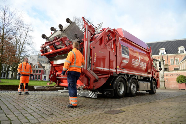 netherlands hydrogen garbage truck
