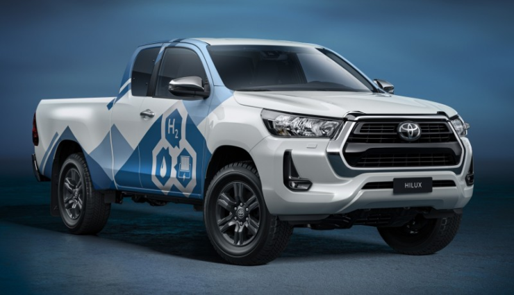 hydrogen fuel cell toyota hilux