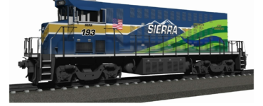 Sierra Northern Railway zero emission hydrogen locomotive
