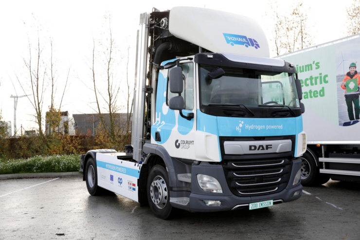 heavy-duty trucks clean hydrogen