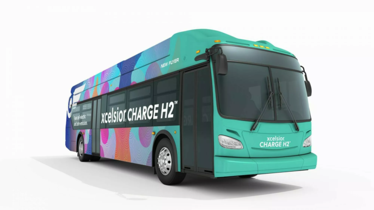 Hexagon Purus new flyer hydrogen bus