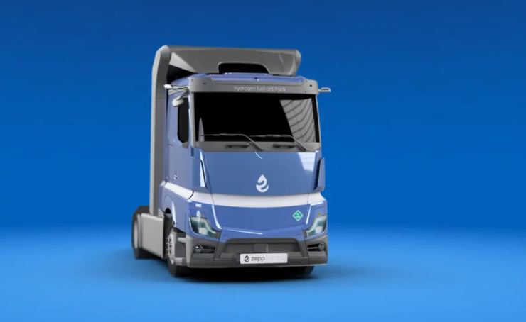 hydrogen-powered truck europa Zepp.solutions