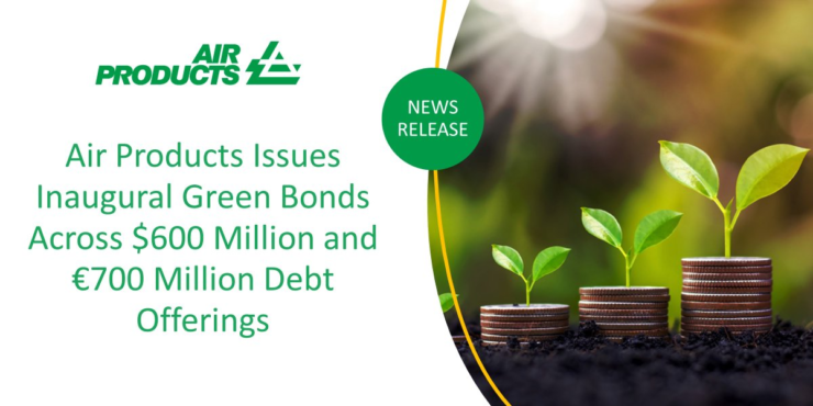 air products green bonds hydrogen