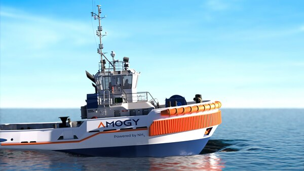 ammonia-powered ship amogy