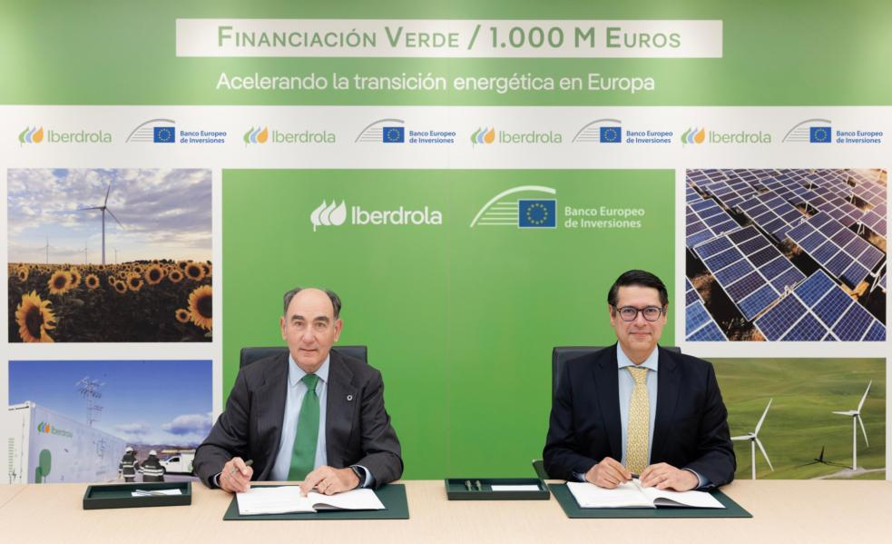España: Iberdrola firma un préstamo de 1.000 millones de euros con el Banco Europeo de Inversiones para acelerar la transición energética en Europa
