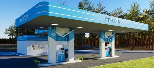 cost hydrogen fuel station