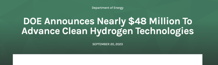 clean hydrogen technologies investment