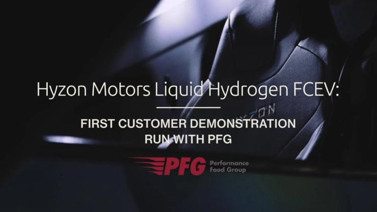 liquid hydrogen fuel cell electric truck hyzon