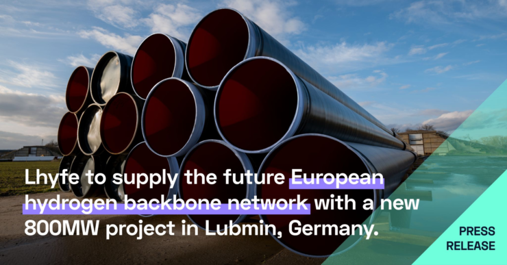 european hydrogen backbone network germany lhyfe