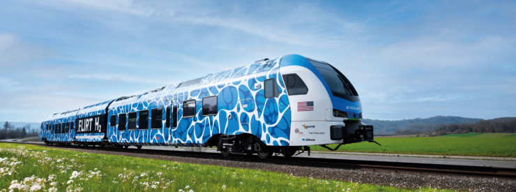 hydrogen-powered trains