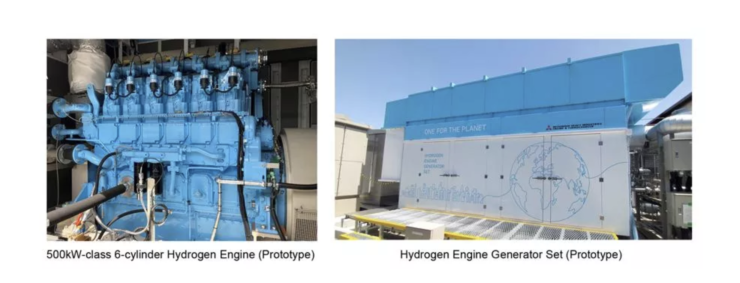 hydrogen engine generator mitsubishi