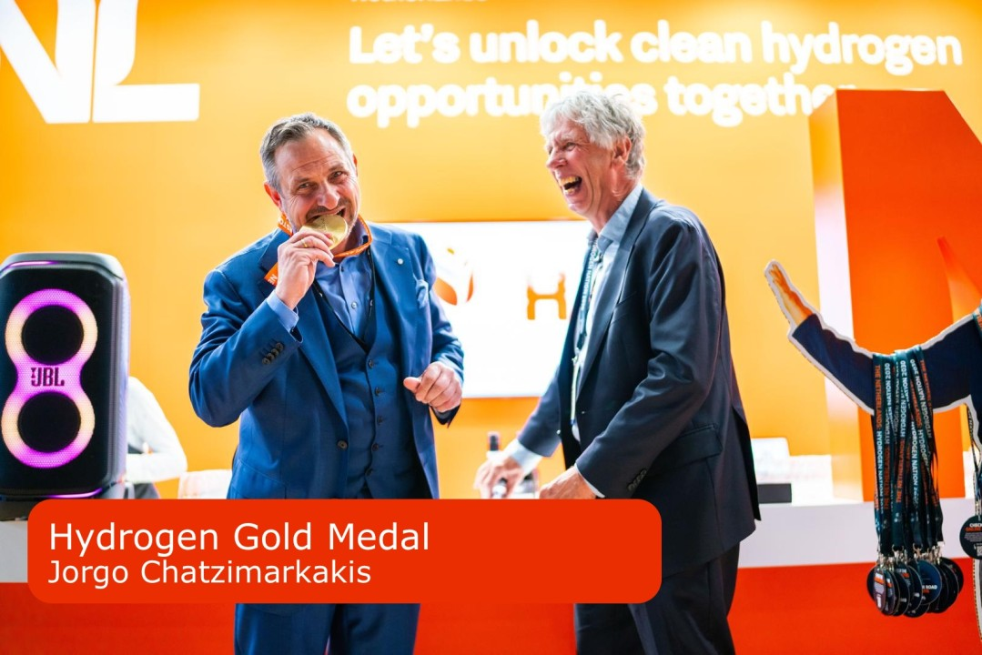 Jorgo Chatzimarkakis Awarded Gold Hydrogen Medal at World Hydrogen Summit