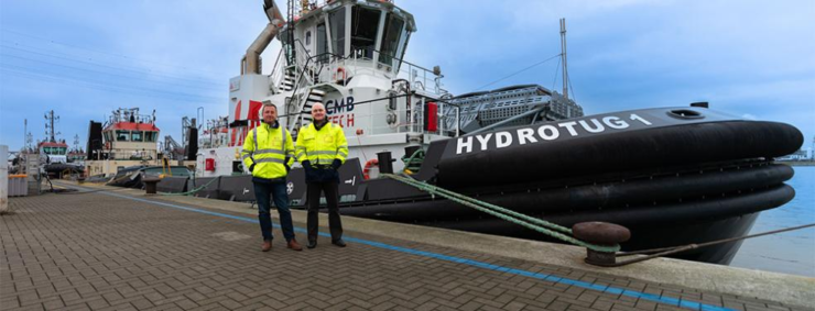 hydrogen-powered tugboat hydrotug
