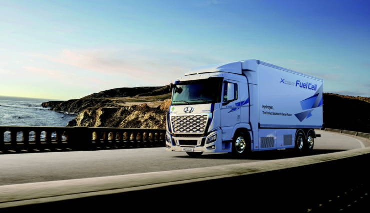 fuel cell trucks driving distance