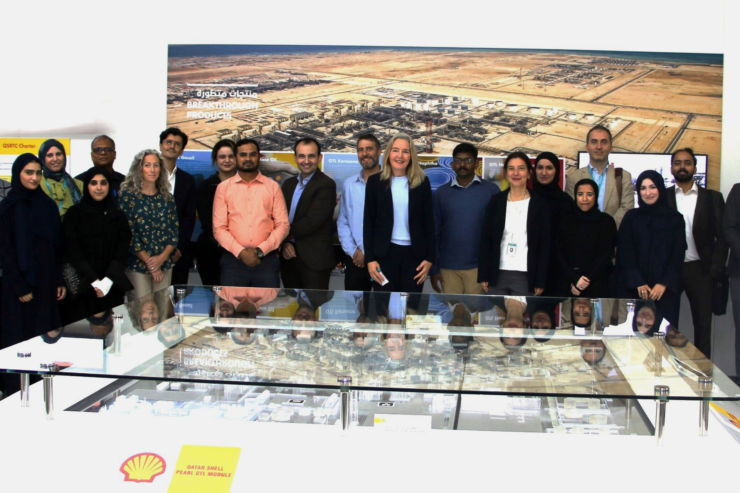 green hydrogen production shell qatar