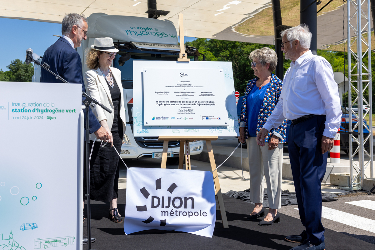 Dijon Métropole Pioneers Green Hydrogen with Inauguration of First Station