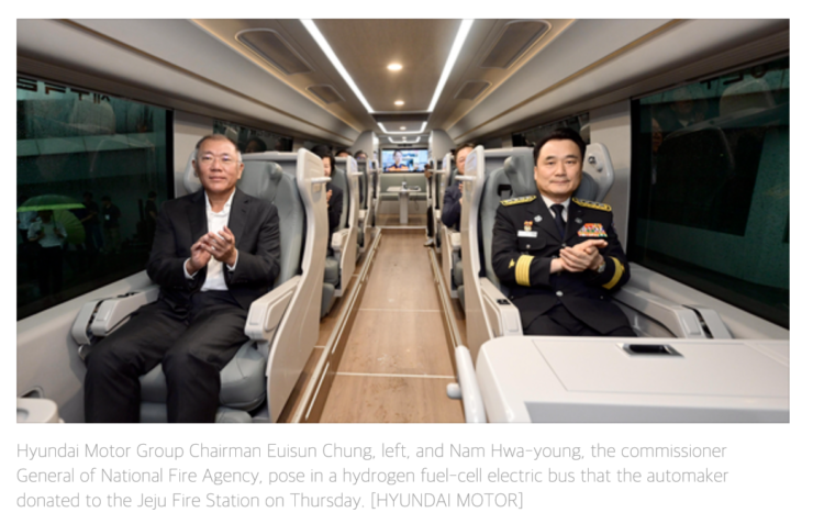 hyundai hydrogen fuel cell bus
