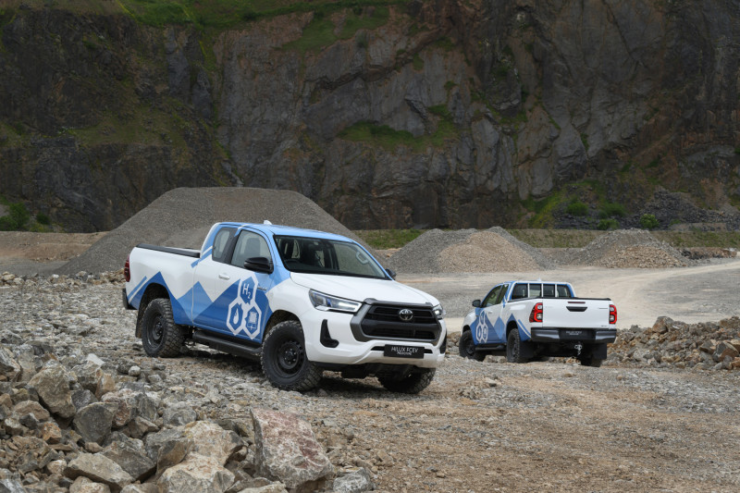 toyota hydrogen fuel cell hilux project