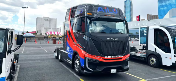 nikola fuel cell ev fleet