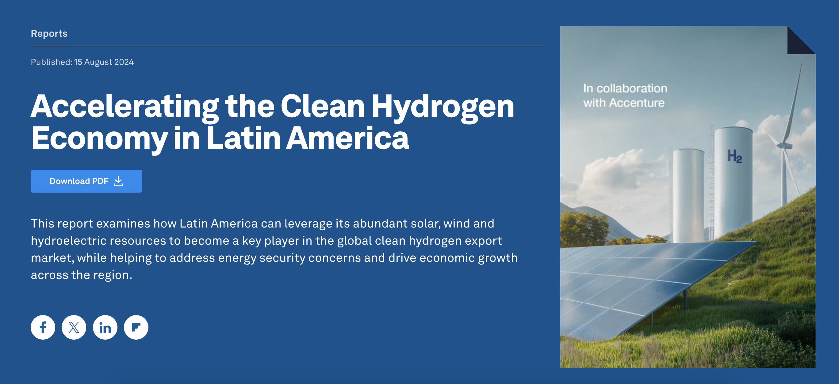 Driving Force: Latin America's Clean Hydrogen Revolution