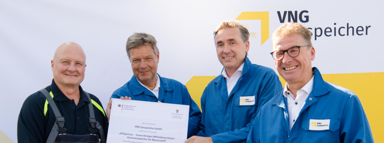 VNG Gasspeicher GmbH Receives Funding for Hydrogen Storage Project in Bad Lauchstädt